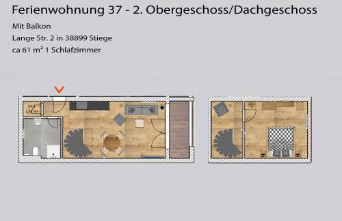 Auszeit-im-Harz Haus 5 Wohnung 37 - Foto 5