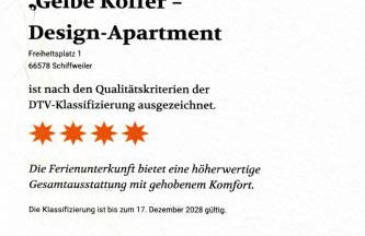 Gelbe Koffer - Design-Apartment in Schiffweiler - 2 Parkplätze - Self-Check-in - ruhig & naturnah - Foto 3