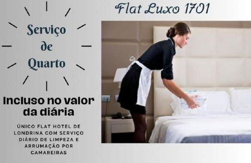 FLAT LUXO PREMIUM - Londrina Flat Hotel - 43m² #garagemgrátis - Foto 6