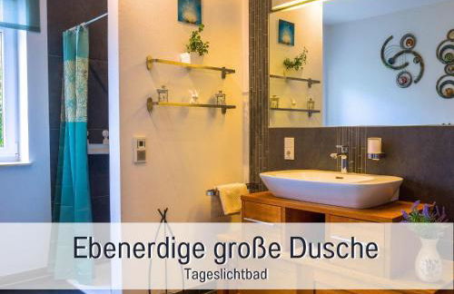 Dahem-Apartments - ruhig Parkplatz Rhein Main Gebiet gut erreichbar - 3 Apartments - barrierefrei mit Garten und Hund auf Anfrage -- 2 SZ Maisonette mit Balkon, -- 2 SZ mit Balkon - Foto 20