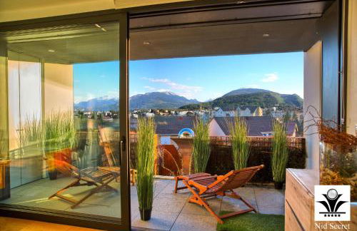 Panoramique 180 lac et montagne et Nid Secret spa romantique - Foto 34