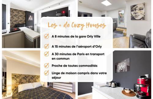 L'Évasion Design - Rooftop - 8 min Gare Orly - Foto 32