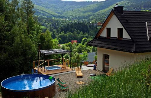 Zawoja domki z jacuzzi, domek w stylu góralskim - Foto 3