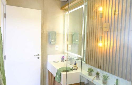 Essence Life Residence com Vista Mar, apartamento completo com 2 quartos em Condomínio Clube a 100 metros da Praia do Campeche, Florianópolis - Photo 24