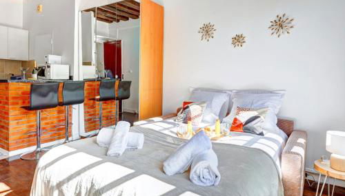 5016 Suite Saint-Jacques - Cosy studio Paris 5th - Foto 5, towels