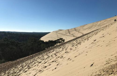 Aux pieds des plages, du port, de la piste cyclable et des commerces de proximité, un studio au dernier étage avec une vue panoramique sur le Bassin d'Arcachon, entièrement rénové, dans une résidence avec piscine - Foto 38