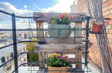 Studio calme et agreable avec terrasse belle vue proche du metro Paris20 - Foto 22