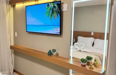 Magnífico APARTAMENTO de Charme - 3 quartos AR CONDICIONADOS SPLIT - Beira Mar, 2 banheiros, 2 Vagas Garagem, 4 Varandas, 2 Elevadores, Redes para Descanso, Wi-Fi, Air Fryer, Disney Plus, HBO Max, Cadeiras de Praia e Caixa Térmica - Photo 41