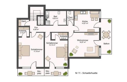 Ferienwohnung Schäferhütte - Foto 22