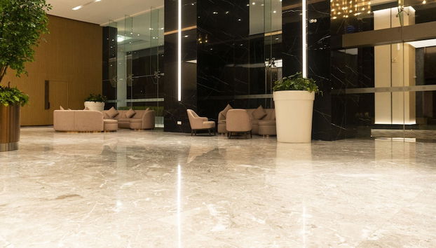 Zona de estar del vestíbulo