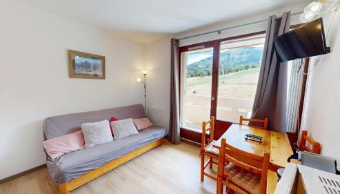 Studio 4 pers Le Sauze pied des pistes de ski - Foto 5