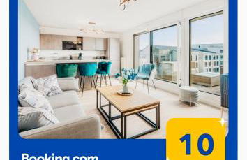 Appartement saint malo neuf, 2 chambres, terrasse, garage - Foto 6