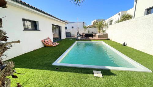 Villa contemporaine avec piscine chauffée proche des plages - Foto 3, Garden, Garden view