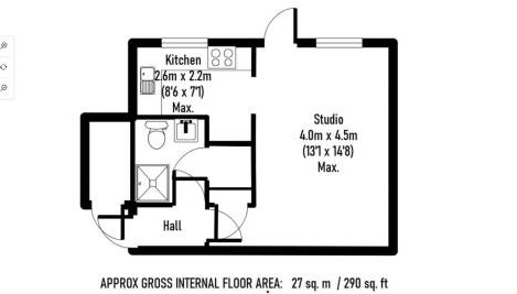 Studio Apartment with spacious garden in Carterton - Foto 2