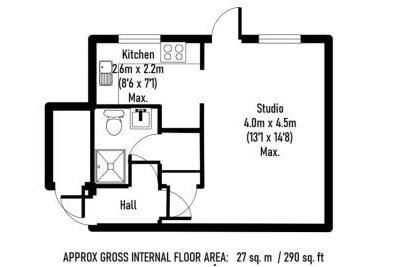 Studio Apartment with spacious garden in Carterton - Foto 2