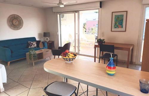 T3 vue mer, 2 chambres, piscine, terrasse, parking public gratuit à 150m - Foto 4