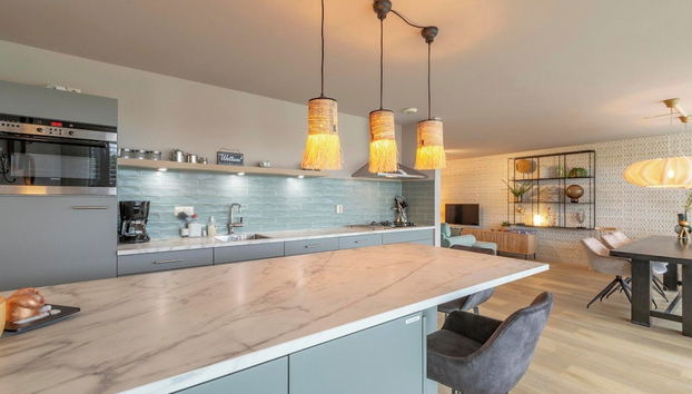 Apartment in Groote Keeten Near Beach - Foto 5, Cocina privada