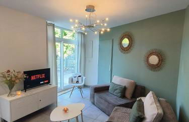 Chez Emma et Louise - Maison individuelle avec stationnement gratuit - Foto 7