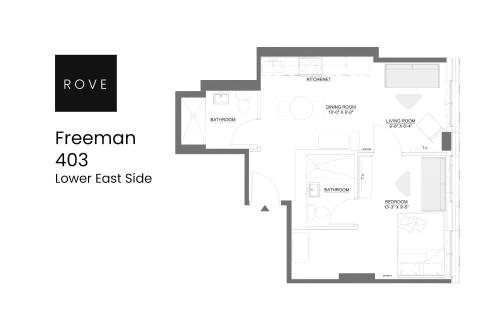 Freeman 403 by Rove Travel - 1BR Condo with Shared Amenities - Foto 38