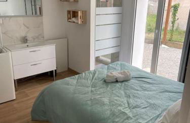 Le HappyNous, cosy, climatisé, wifi, parking privé intérieur - Foto 6