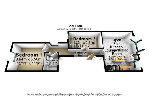 Entire 2 Bed First Floor Flat - Photo 17