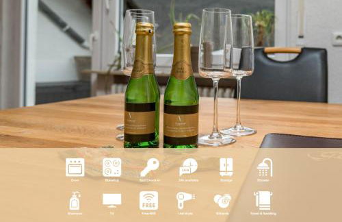 Riesling Appartement for 2 - 4 People - Billiards - Balcony with Mosel View - Parking - Wine Barrel Bar - Fully Equipped Kitchen - Netflix - WaipuTV - 3 km from Cochem - Foto 33