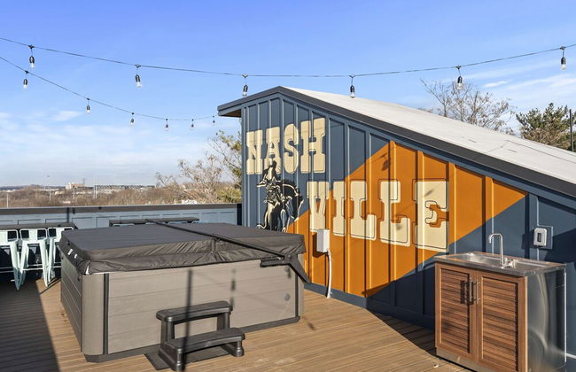 Luxury Hot tub Rooftop Deck Game Room Nashville - Foto 65