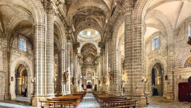 Dans l'enceinte de la cathédrale de Jerez