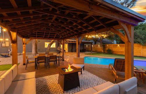 Lone Star Luxe - Heated Pool - Game room - Mini-Golf & Bar - Foto 52