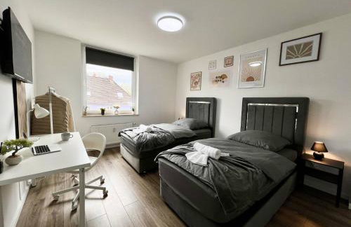 Zentrale City Ferienwohnung Essen 3 Zimmer Balkon Messe - Foto 24