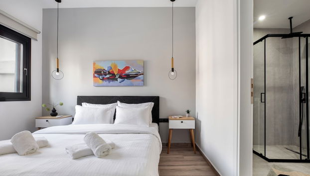 Sway - Chic 1-BR Apt & Balcony in Athens - Foto 3, Habitación