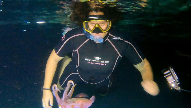 Swim under the stars!