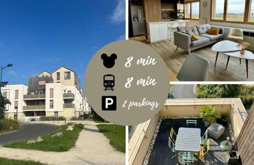 Duplex vue Disneyland , 3 chambres, 2 parkings - Foto 1