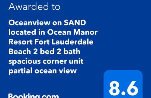 Oceanview on SAND located in Ocean Manor Resort Fort Lauderdale Beach 2 bed 2 bath spacious corner unit partial ocean view - Foto 60