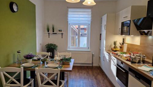 Gästeliebling, Apartment Piepmäker mit Parkplatz und Terrasse, Bahnhof fußläufig - Foto 4, stove