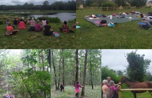 Évasion champêtre : Maison avec piscine, tennis, et étang au cœur de 50 hectares de forêt - FR-1-410-307 - Photo 8