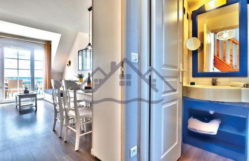 LocaLise au Guilvinec - A22 - Belle vue sur la mer, la piscine et le jardin - Tout à pied, plages, port, centre, commerces, marché - Wifi inclus - Animaux bienvenus - Linge de lit inclus - Foto 21