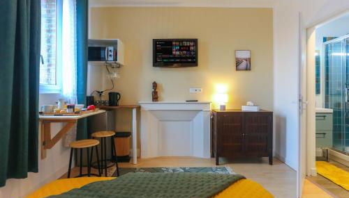 Studio Coeur Ville TV Wifi Parking Lave Linge - Foto 3, storage, toaster