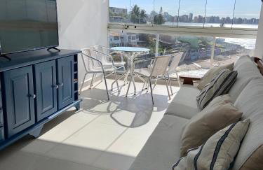Apartamento vista do mar, pé na areia e águas tranquilas, no cento de Guarapari - Foto 3