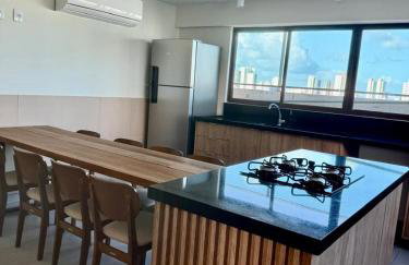 Flat VIP em Boa Viagem - Perto Aeroporto-Shopping Recife e Praia - check in 24h - wi-fi rápido - prédio piscina, coworking, academia e etc - Foto 44