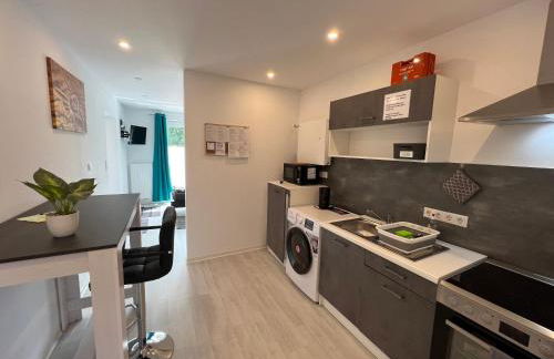 Moderne und helle 1-Zimmer-Wohnung für Feriengäste, Monteure und beruflich Reisende LS15 Single - Foto 6