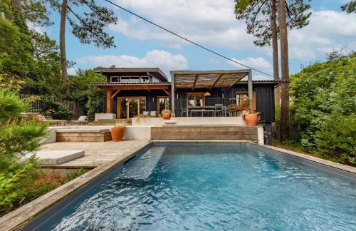 Villa Cap-Ferret, vue bassin-pinède - Foto 1