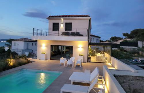 Villa Hedone - Presqu'île de Giens Piscine Vue mer - Foto 51