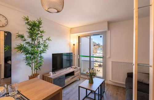 Studio moderne pour 2 personnes avec cuisine équipée et TV à Gourette - FR-1-400-122 - Foto 1