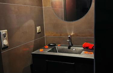 Le Confiden'spa Loft 55m2 Jacuzzi - Billard - Cheminée - Terrasse - Foto 21