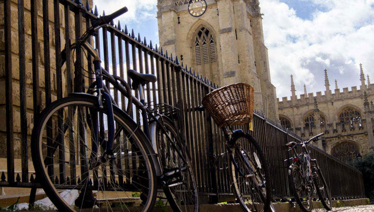Bikes parked in Oxford