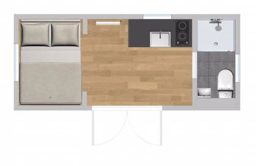 The Nutbourne Hut - shepherd's hut - pint-sized luxury - Foto 6