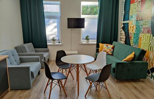 Noclegi Duet House Green Harmony Studio wejście na kod CENTRUM Ptak, Orientarium, Mandoria, Fala, Centrum Zdrowia Matki Polki, bezpłatny parking, klimatyzacja - Foto 19