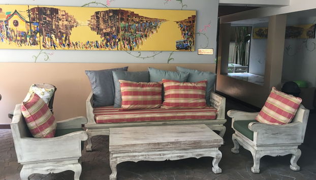 Sala de estar do lobby