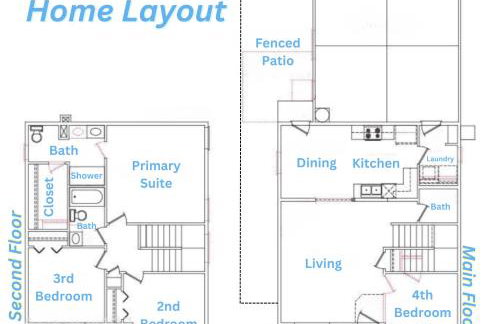 Pet Friendly Stay Sleeps 9 Pool Workspace - Foto 24